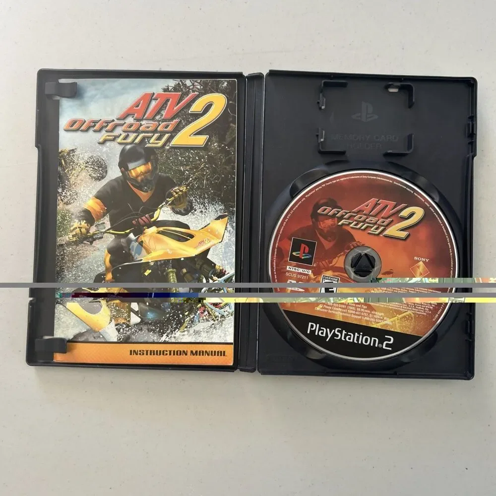 ATV Offroad Fury 2 & 3 PS2 Bundle Sony PlayStation 2 2004 CIB Complete Tested